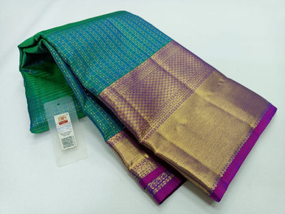 Kanchi Pure Silk Saree 2g Pure Jari