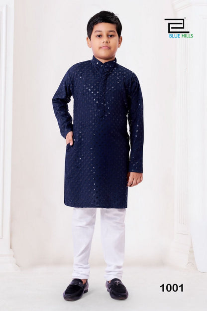 Boys Chikankari  Kurta sets