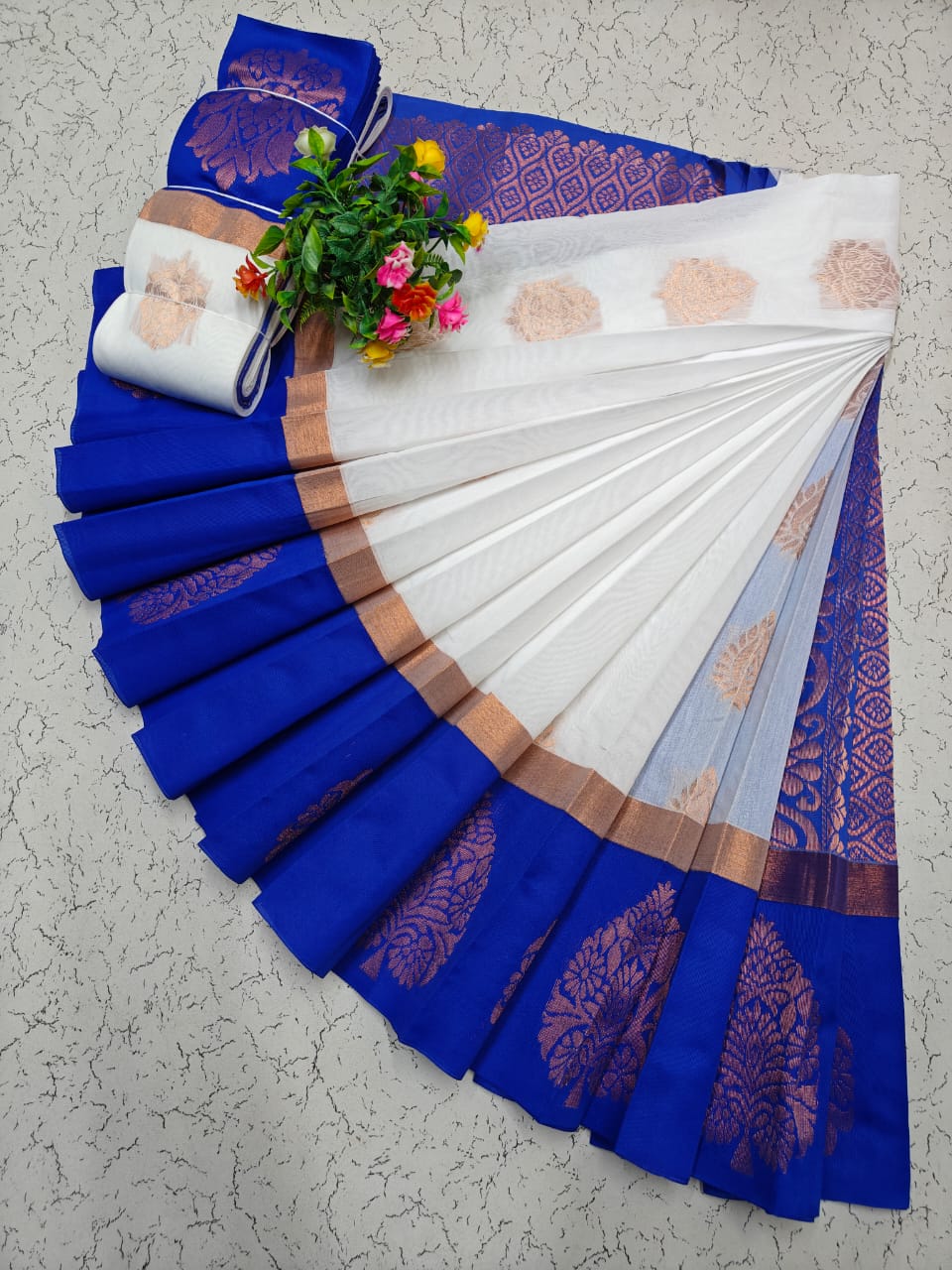 Korvai Silk Cotton Saree