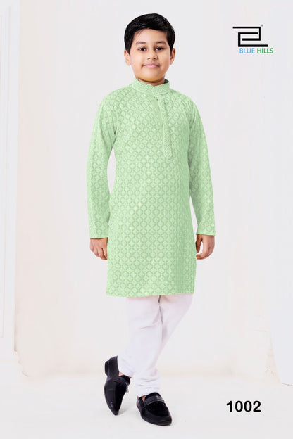 Boys Chikankari  Kurta sets