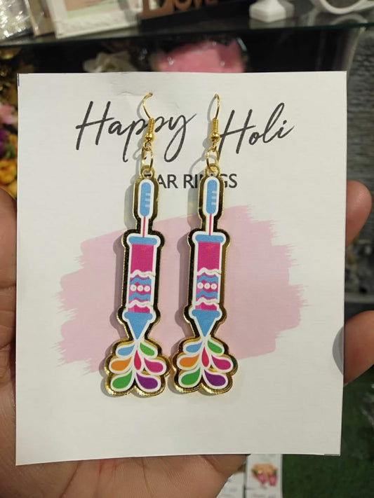 Holi Festival  Earrings 