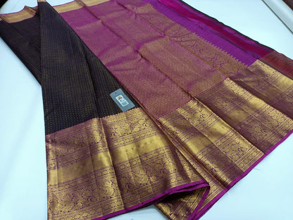 Kanchi Pure Silk Saree 2g Pure Jari