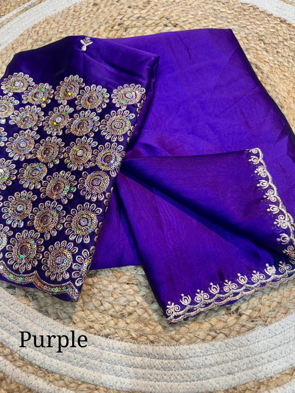 Satin Silk Saree