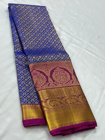 Kanchi Pure Silk Saree 2g Pure Jari