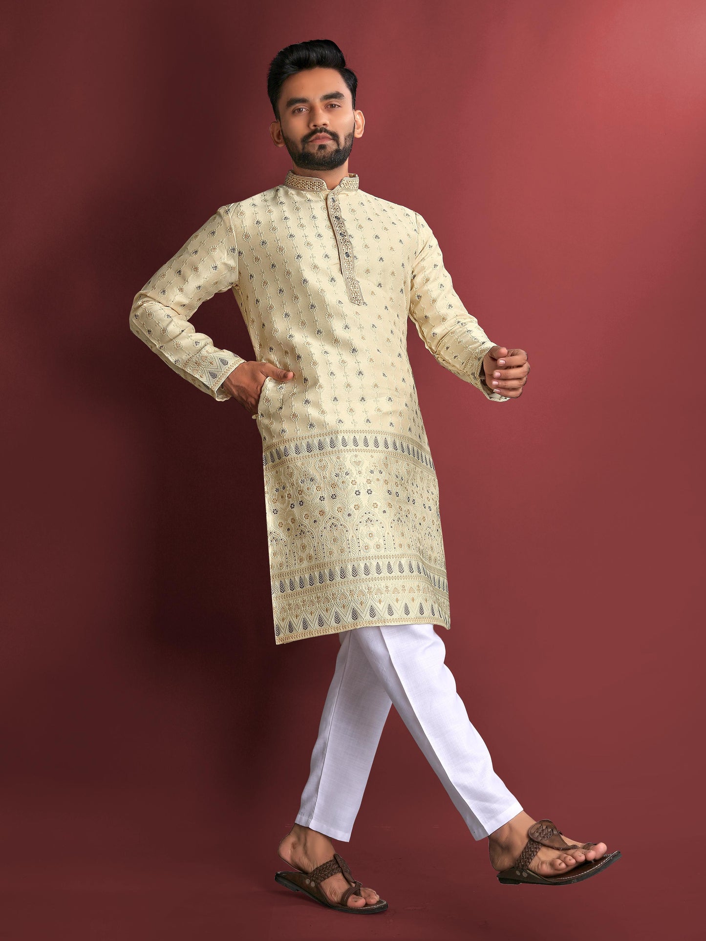 Men's Silk Kurta Pyjama