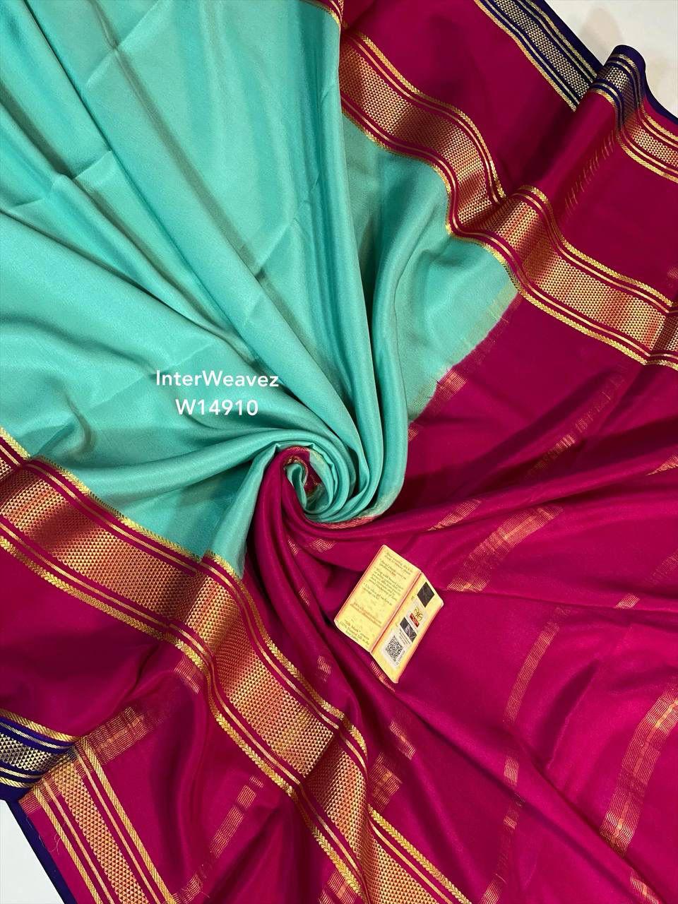 KSIC 3D Pattern Pure Mysore Silk Sarees