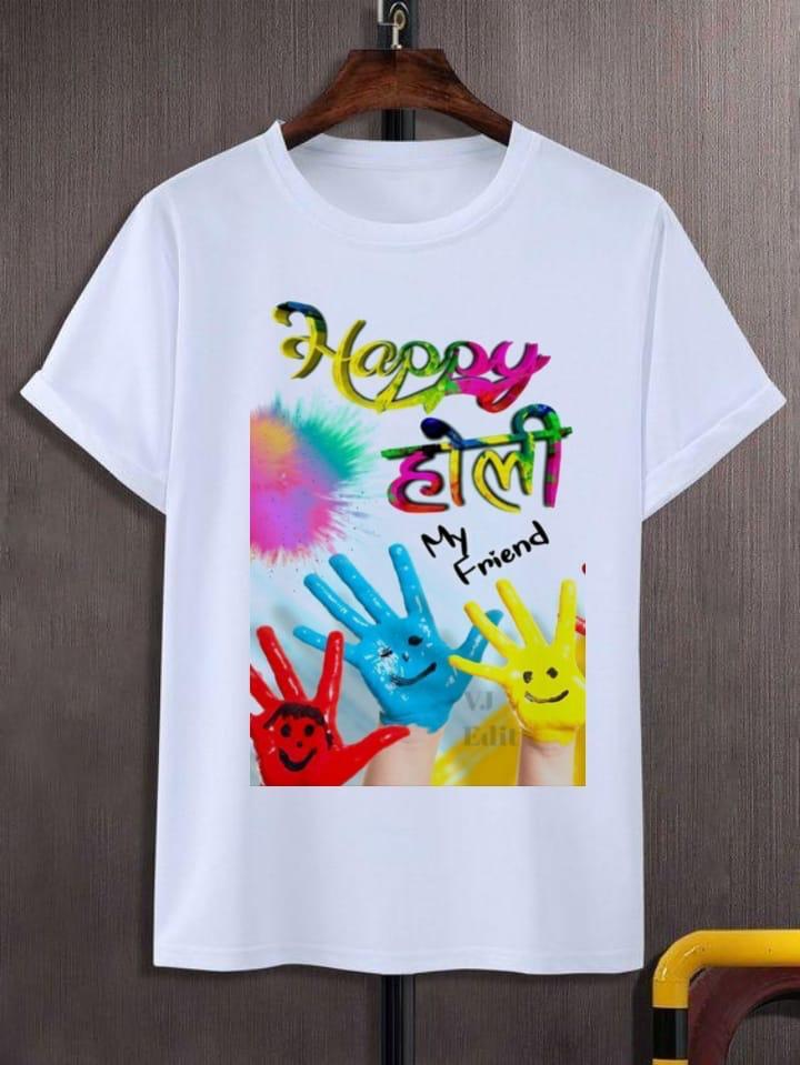 Holi Cotton Tshirts