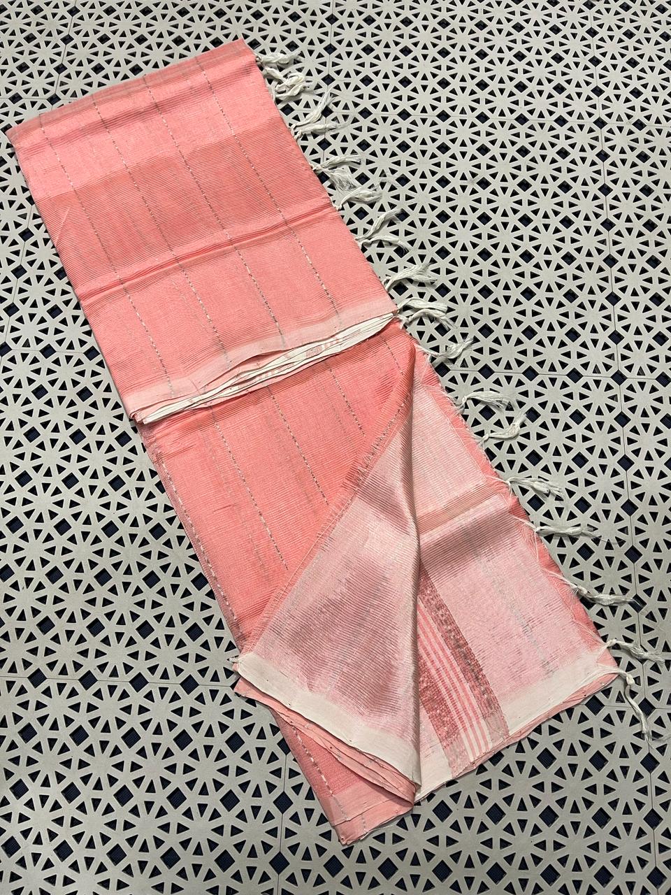 Mangalagiri Pattu Zari Lines Sarees