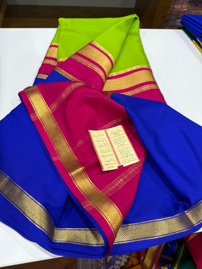 KSIC 3D Pattern Pure Mysore Silk Sarees