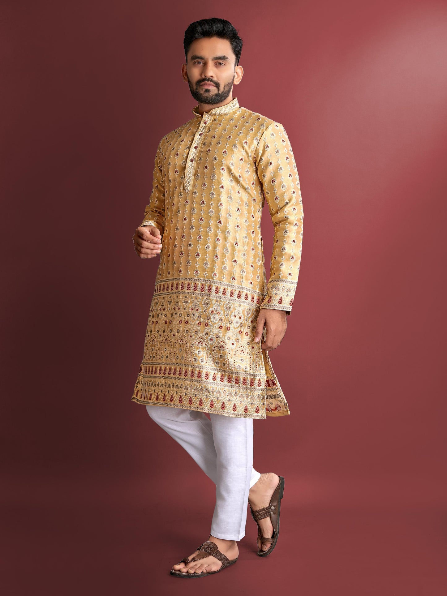 Men's Silk Kurta Pyjama