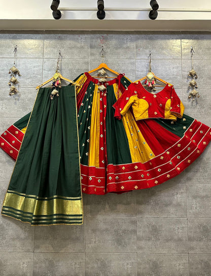 Semi Gaji Silk Readymade Chaniya Choli