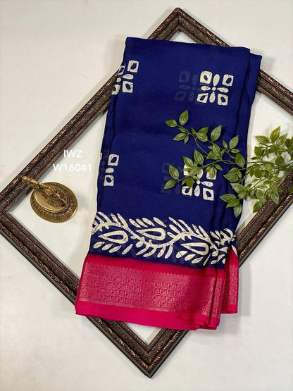 Matka Georgette Saree