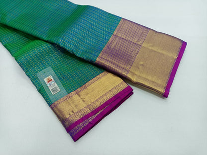 Kanchi Pure Silk Saree 2g Pure Jari