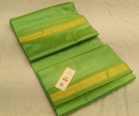 Plain Madisar Kanchi Silk sarees 10 yards