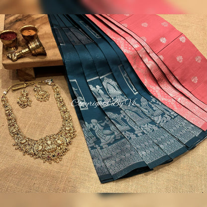 Madhuram Semi Silk Sarees