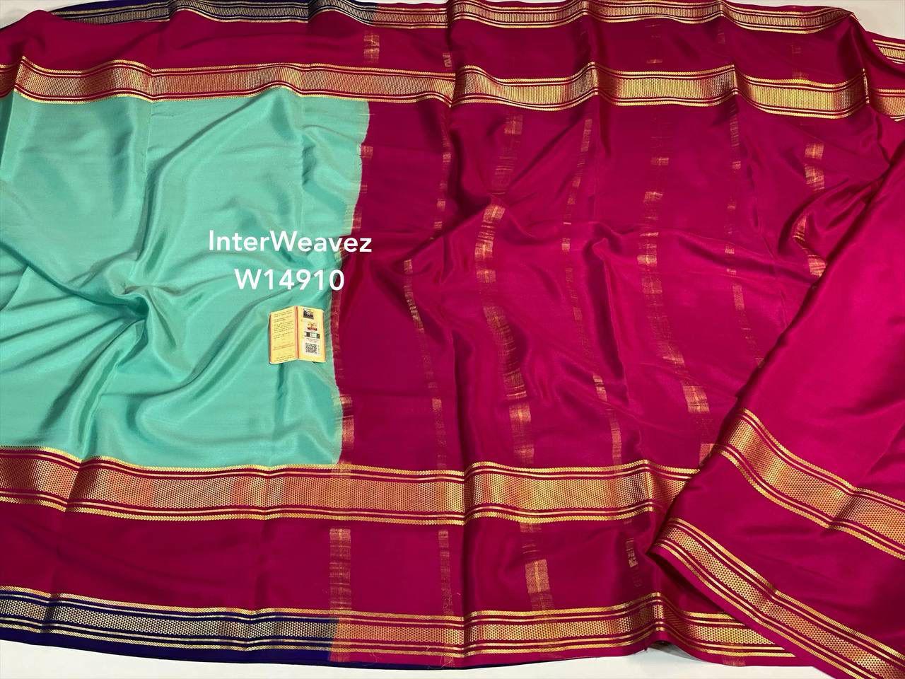 KSIC 3D Pattern Pure Mysore Silk Sarees