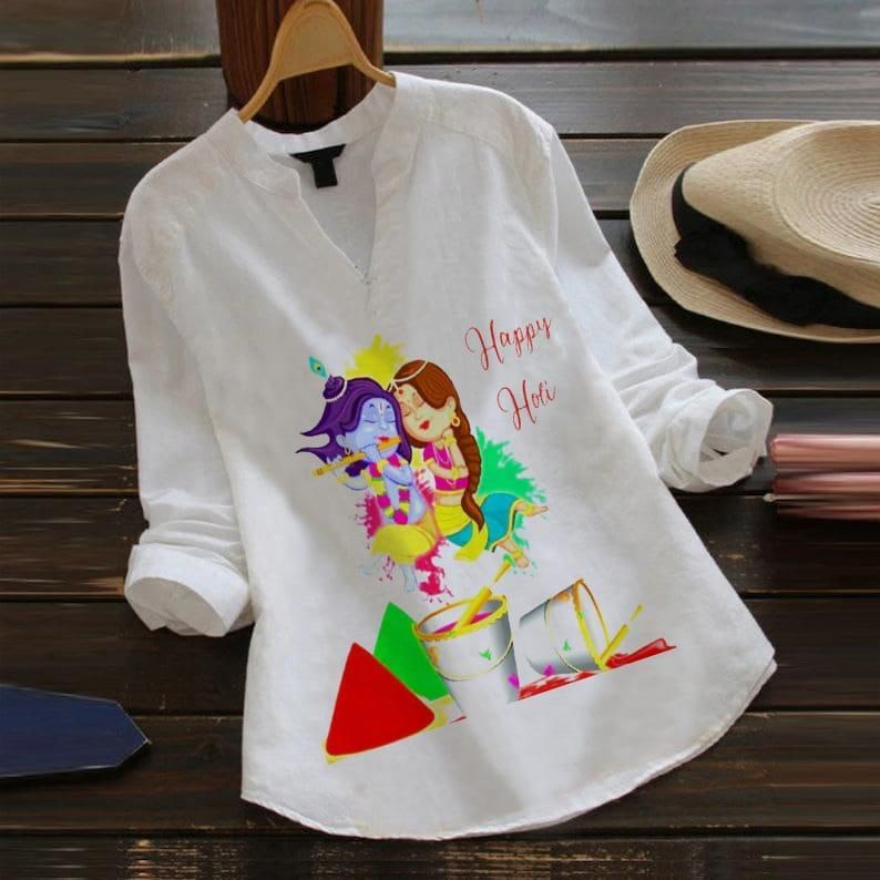 Holi tops for girls