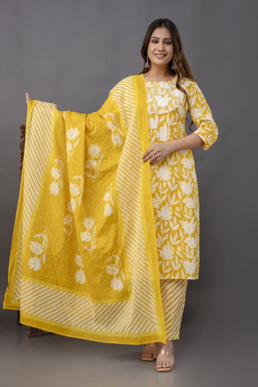 Cotton Batik Readymade Salwar Sets