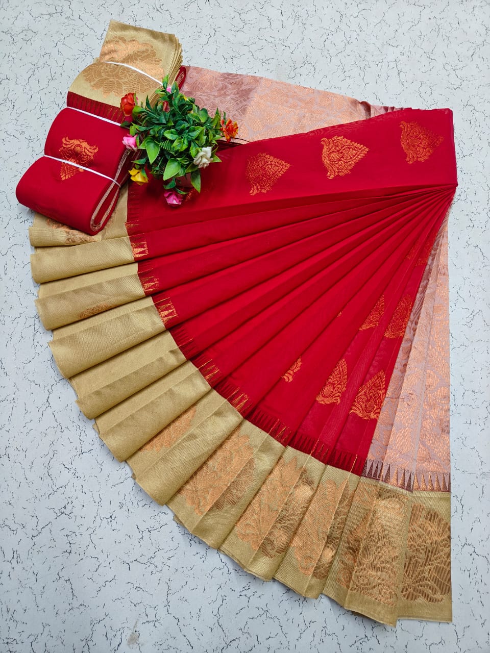 Korvai Silk Cotton Saree