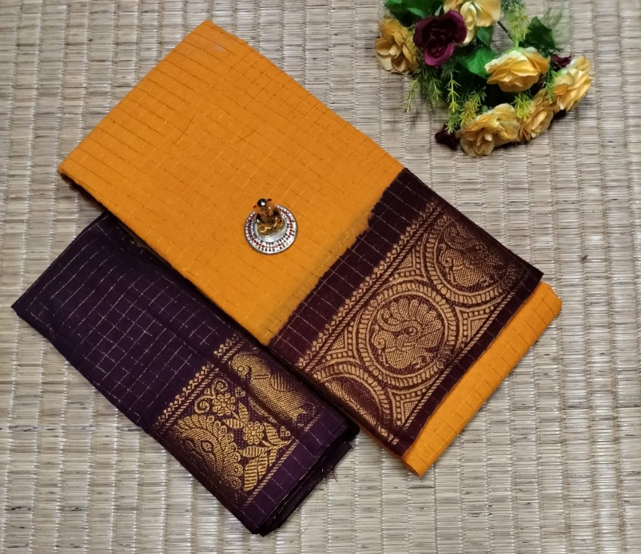 Kanchi Sungudi Cotton Sarees