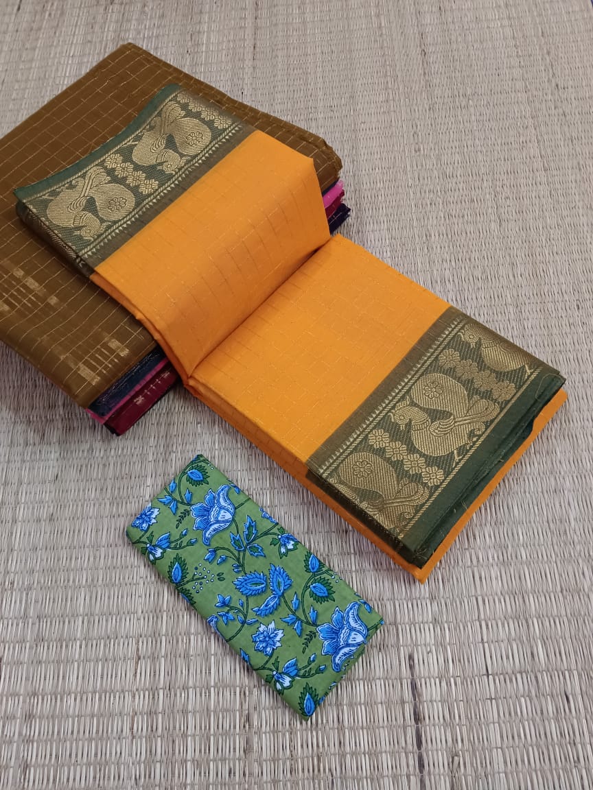 Kanchi Sungudi Cotton Sarees