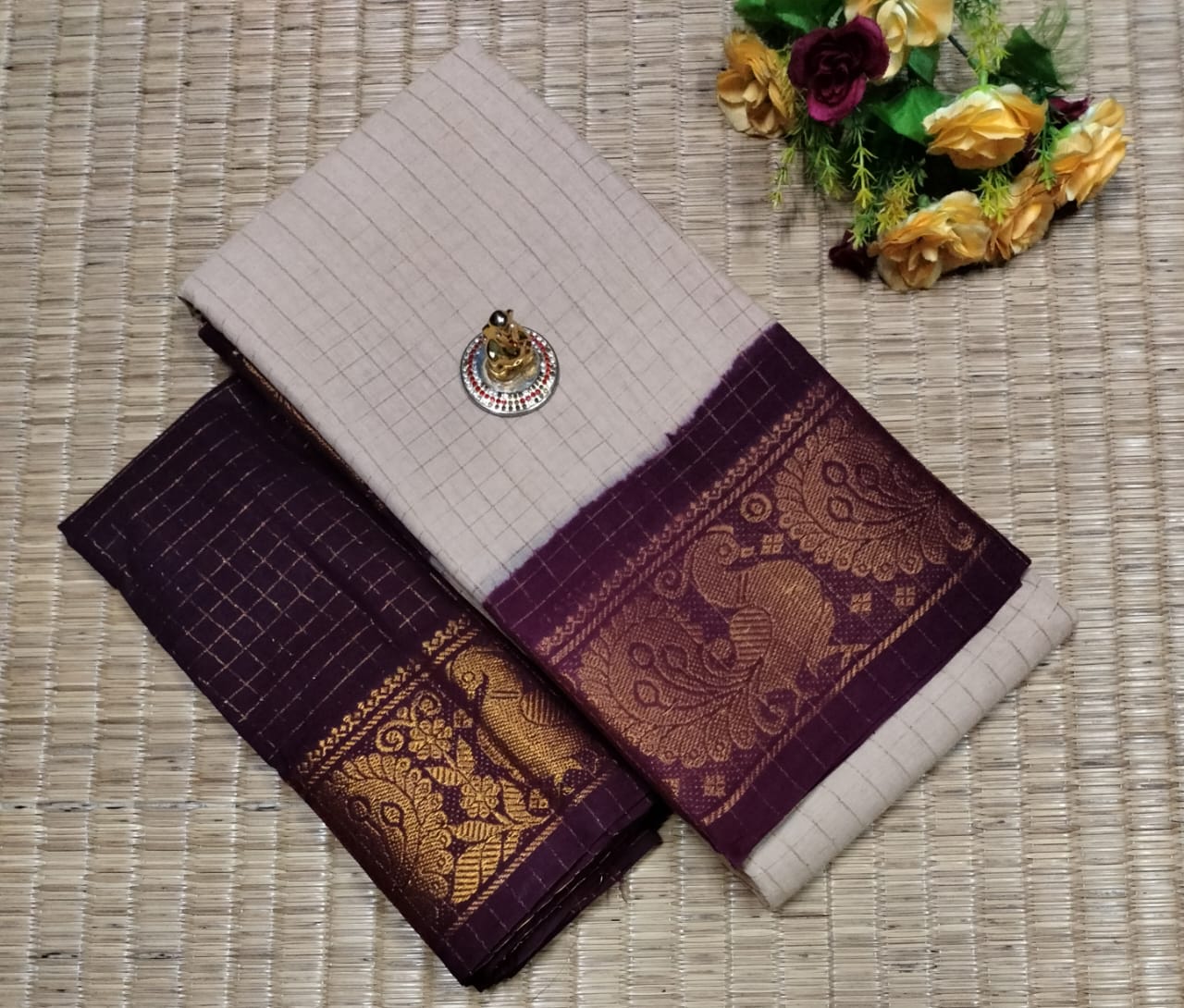 Kanchi Sungudi Cotton Sarees