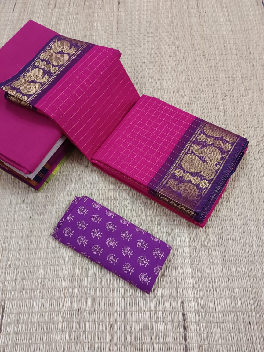 Kanchi Sungudi Cotton Sarees