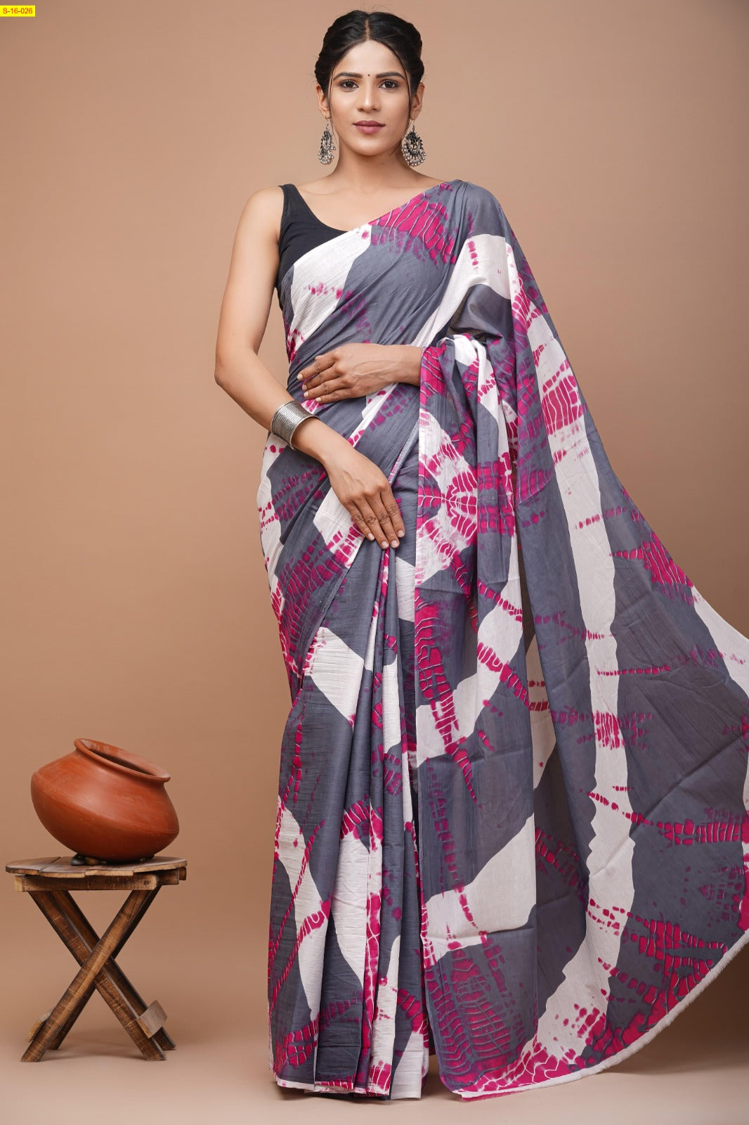 Cotton Mul Mul Sarees with Blouse