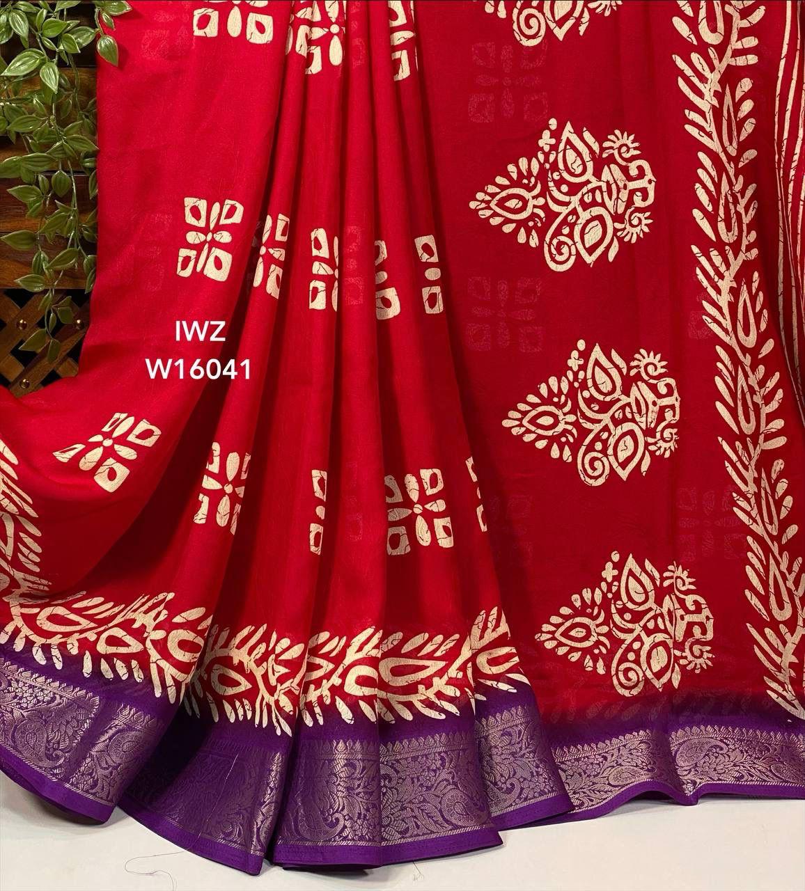 Matka Georgette Saree