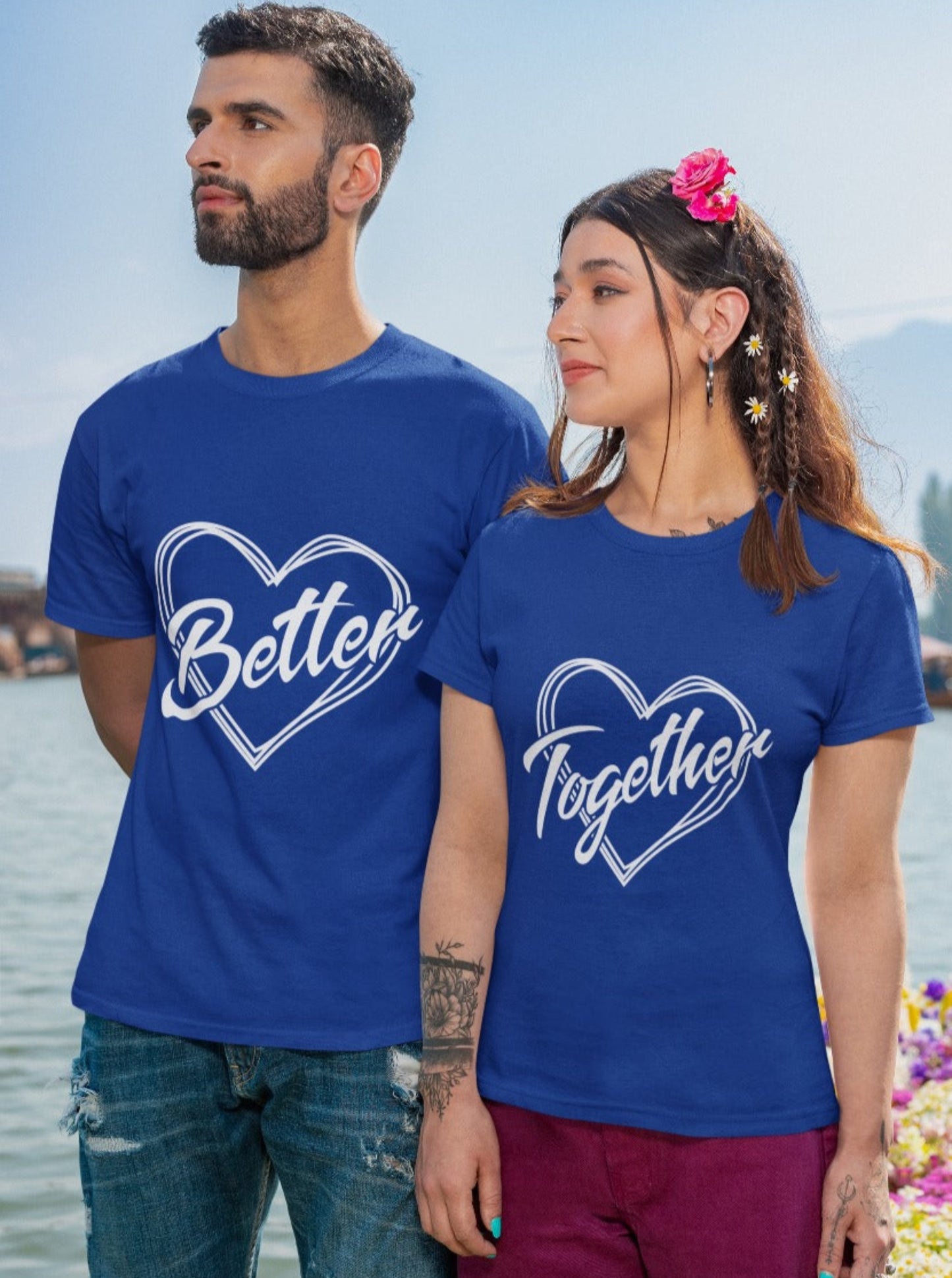 COTTON COUPLE TSHIRTS