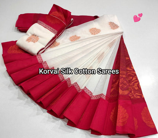 Korvai Silk Cotton Saree