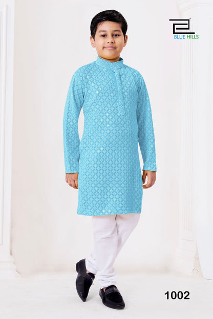 Boys Chikankari  Kurta sets