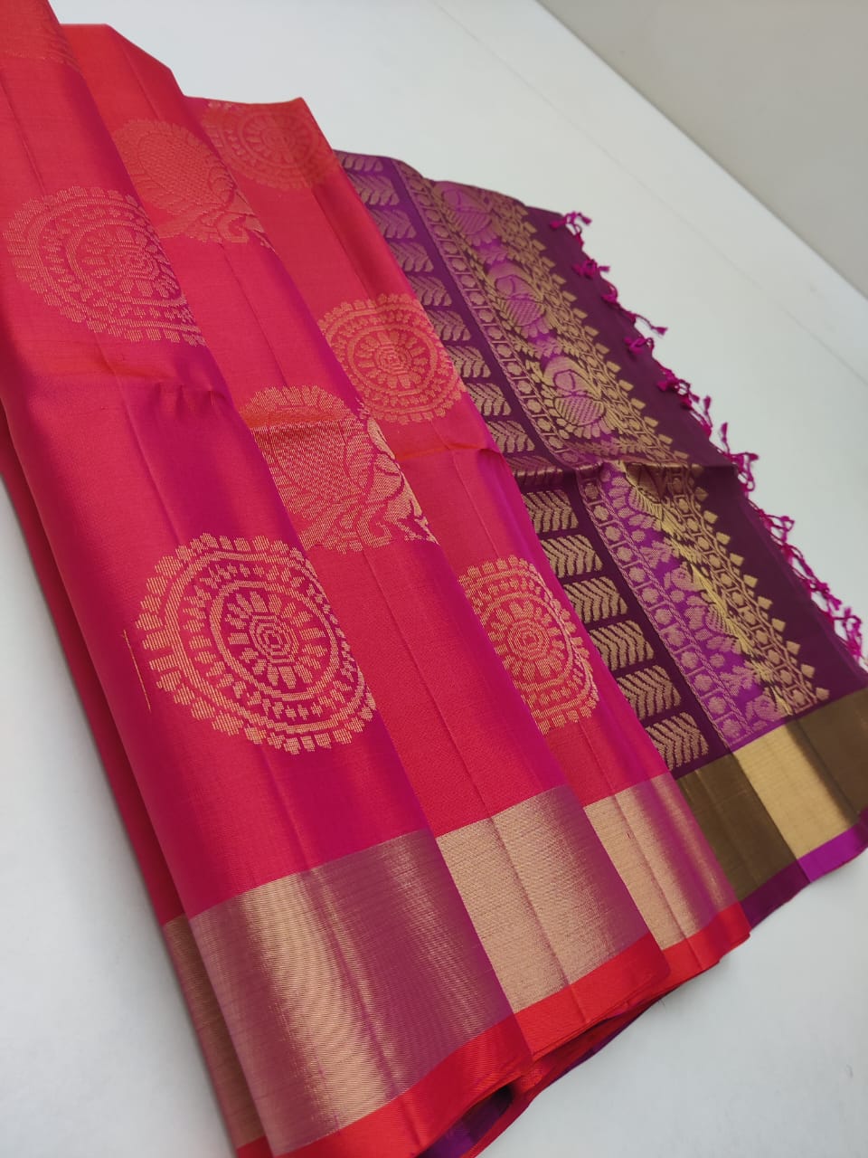 Tissue Border Kanchi Silk Sarees