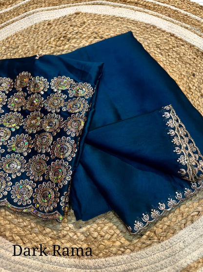 Satin Silk Saree