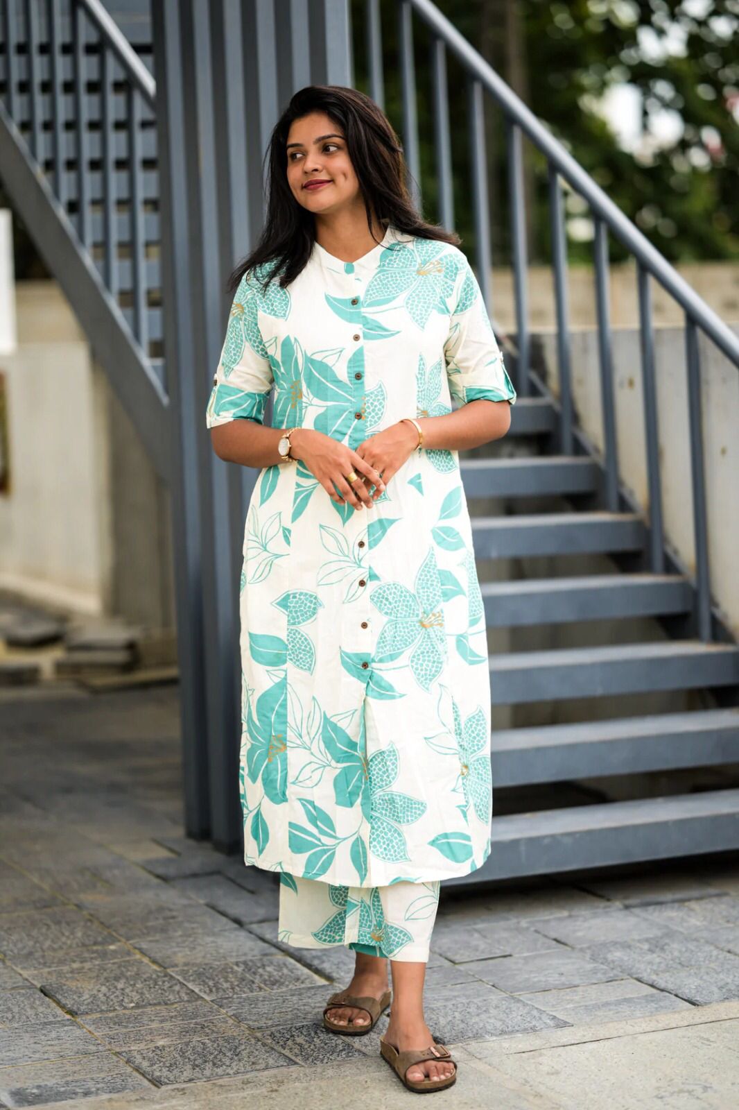 Cotton Slub Kurti Pant