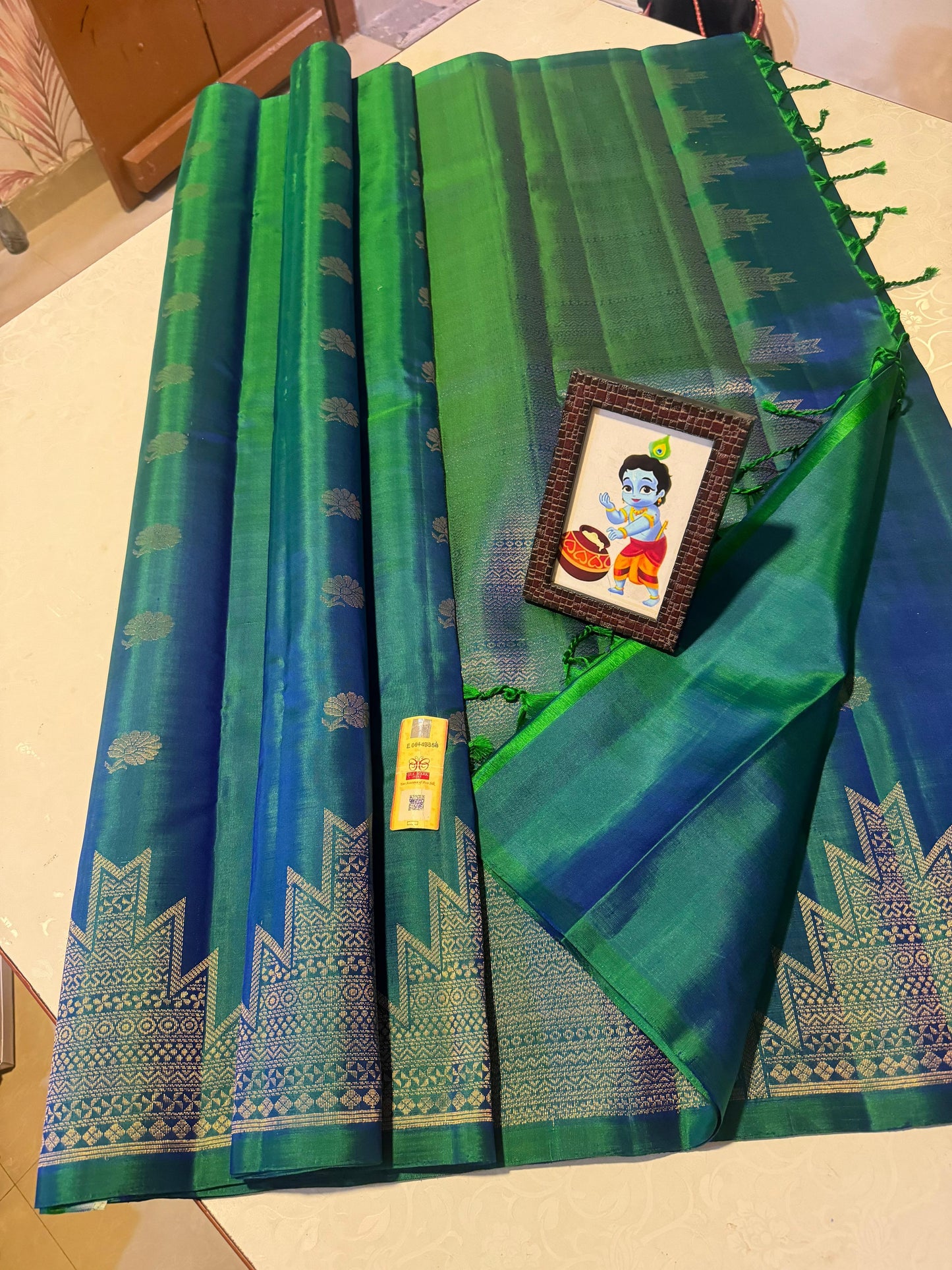 Temple Border Kanchi silk sarees