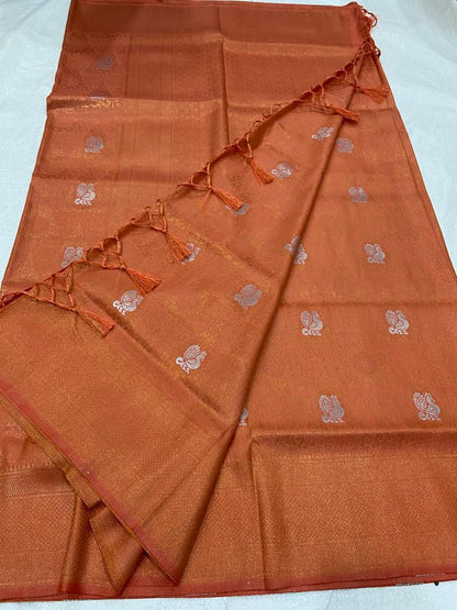 Brocade Semi silk sarees