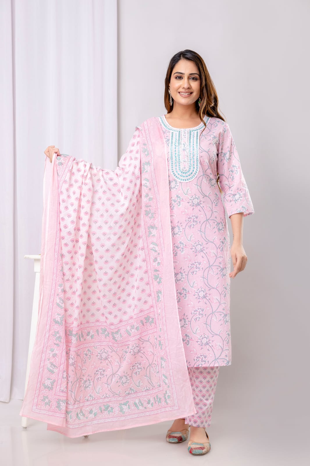 Cotton Batik Readymade Salwar Sets