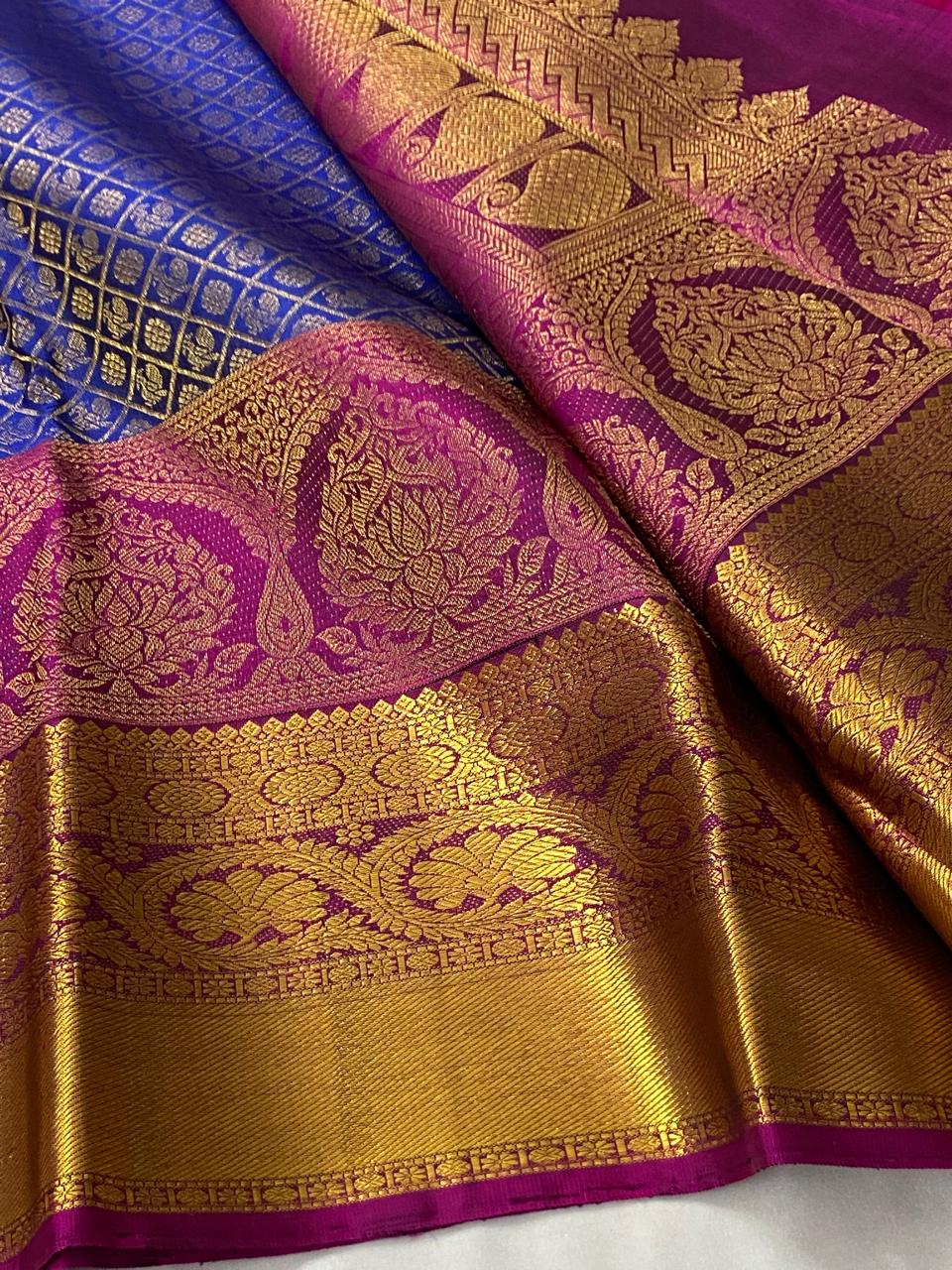 Kanchi Pure Silk Saree 2g Pure Jari