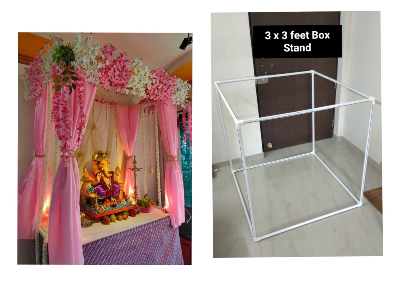 Ganpati Backdrop Box stand