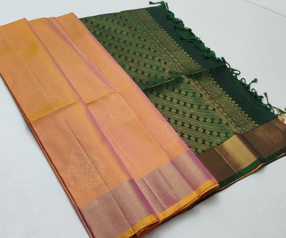 Tissue Border Kanchi Silk Sarees