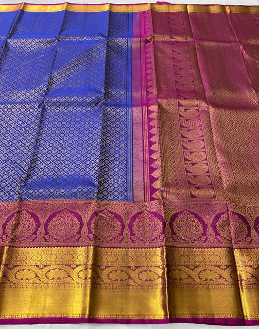 Kanchi Pure Silk Saree 2g Pure Jari