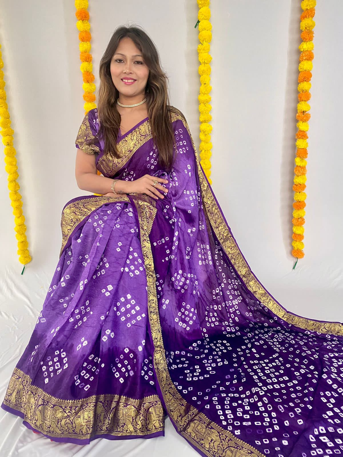 Bandhej Sarees