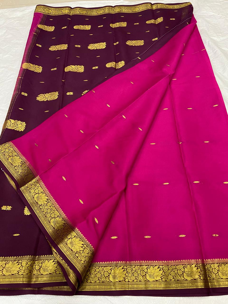 Mysore Silk  Sarees 70gsm