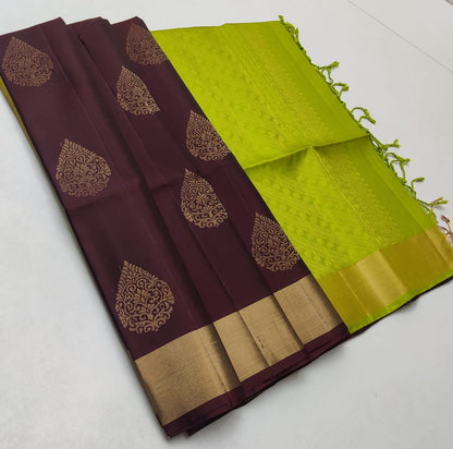 Tissue Border Kanchi Silk Sarees