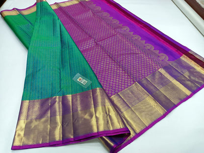 Kanchi Pure Silk Saree 2g Pure Jari