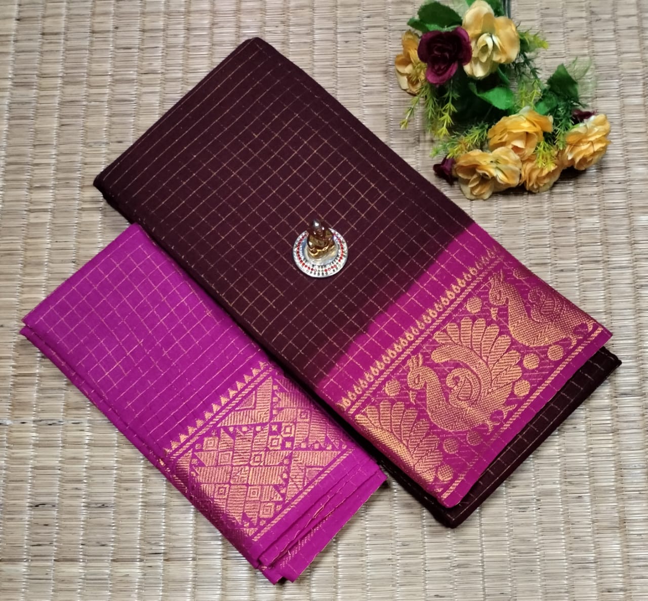 Kanchi Sungudi Cotton Sarees