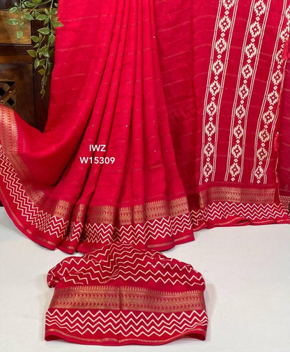 Matka Georgette Saree