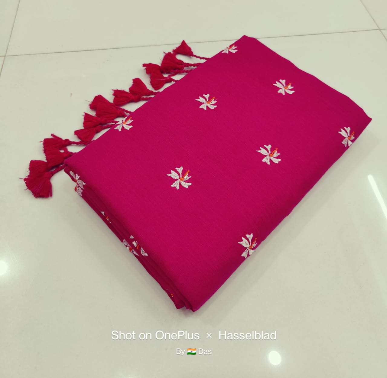 Khadi Cotton Shiuli Sarees