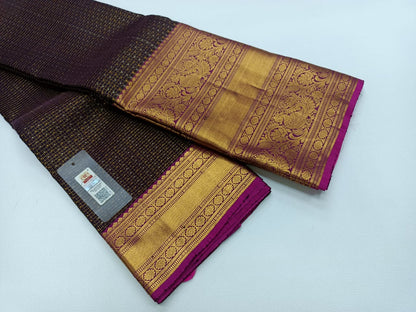 Kanchi Pure Silk Saree 2g Pure Jari